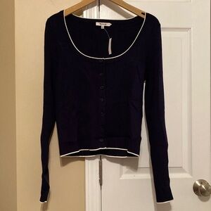 Madewell signature knit scoopneck cardigan